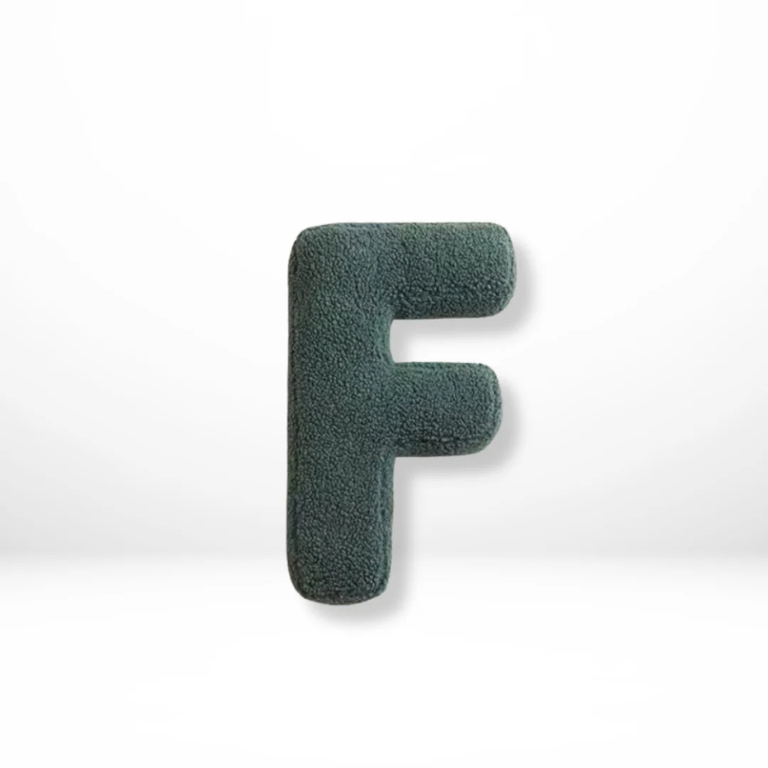 Avenia - Fluwelen Alfabet Sierkussen Met Letters A Tot Z - Image 10