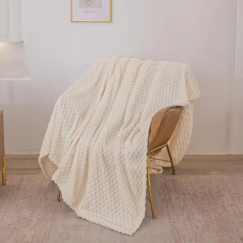 Caelidra - Geruite Zachte Fluwelen Deken Warm Knusse Plaid voor Bank en Bed - Image 12