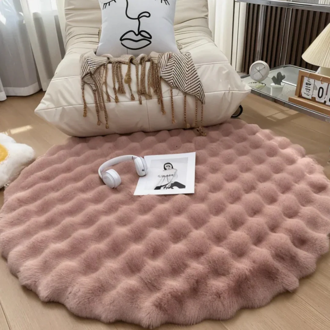 Cush - Rond Vloerkleed 90x90 Fleece - Image 6