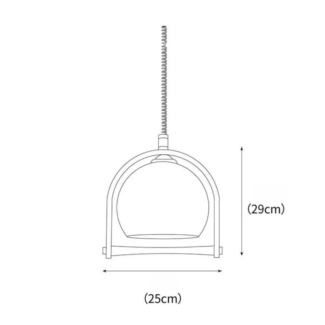 Lykos - Vintage Bauhaus Hanglamp Glas - Image 5