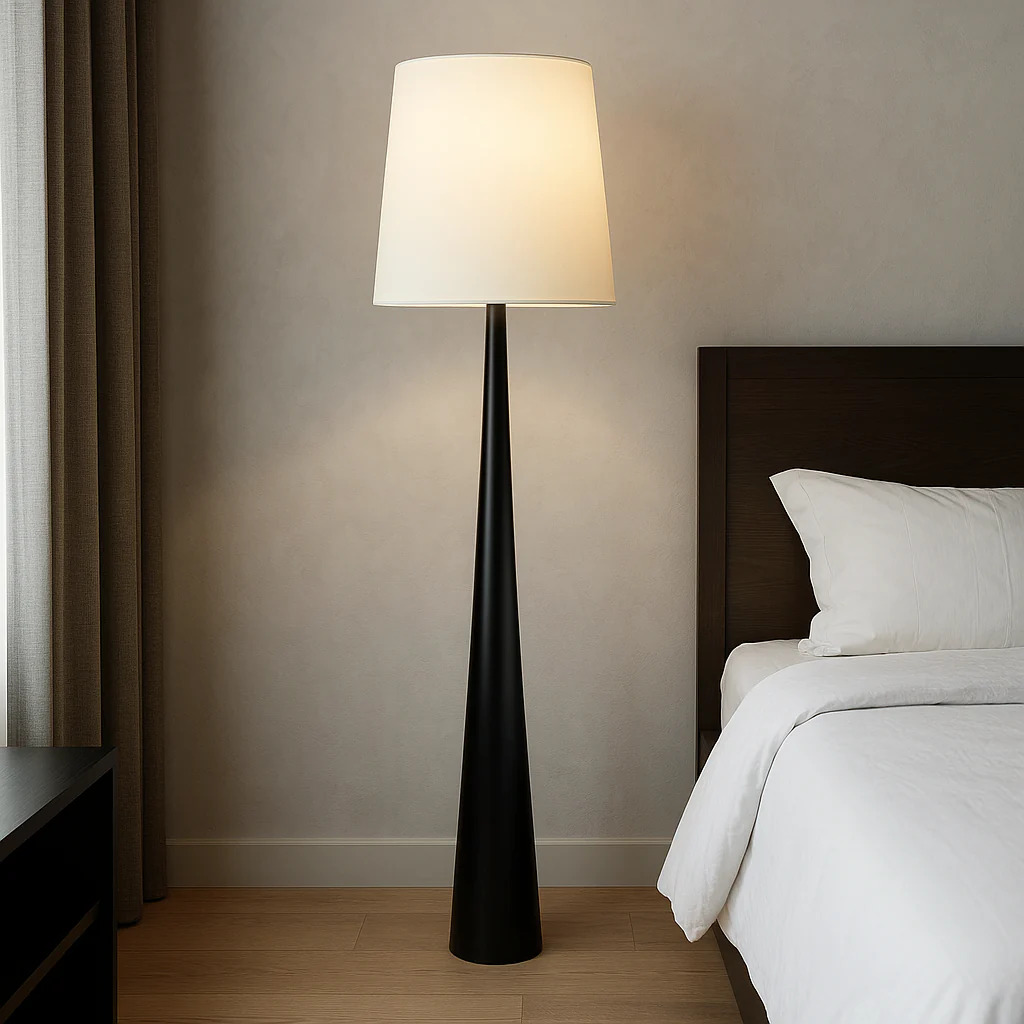 Lysenne – Scandinavische Vloerlamp Met Stoffen Kap - Image 5