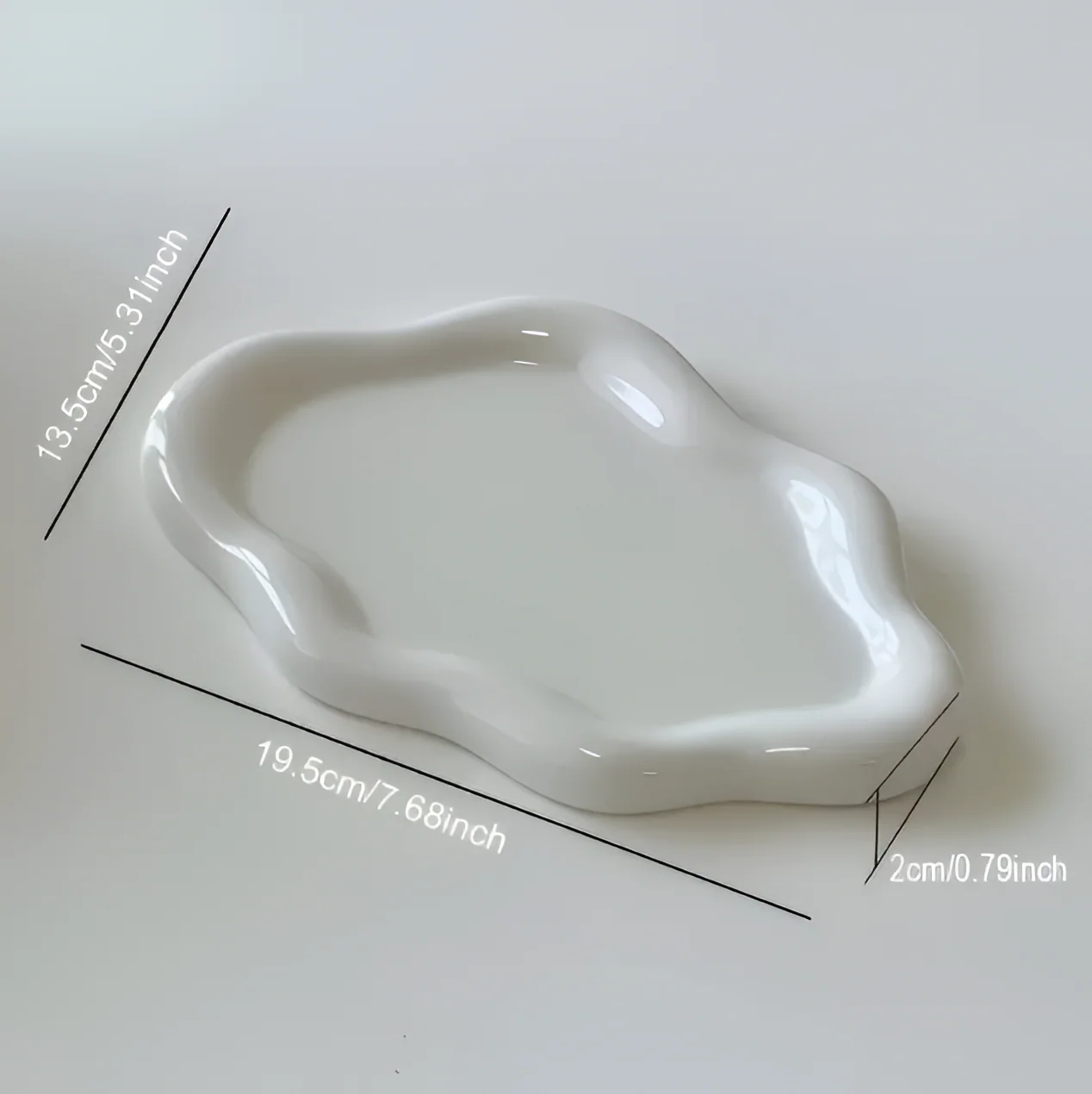 Neranthe - Elegant Wit Keramisch Sieradenschaaltje - Image 8