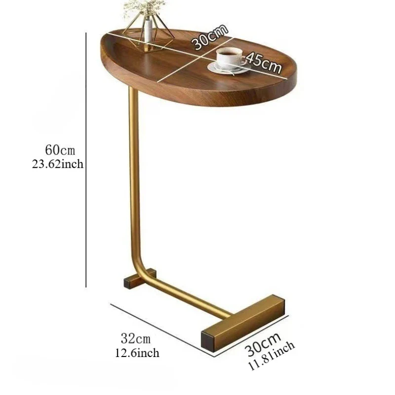 Nirethia - C-Vormige Mobiele Bijzettafel Ideaal voor Bank of Bed - Image 5