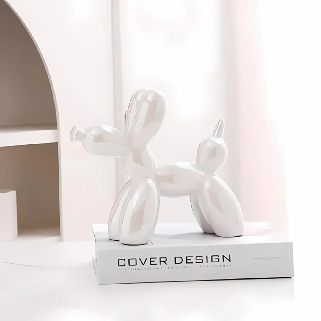 Nyxis - Decoratief Keramiek Ballonhond Beeld - Image 3