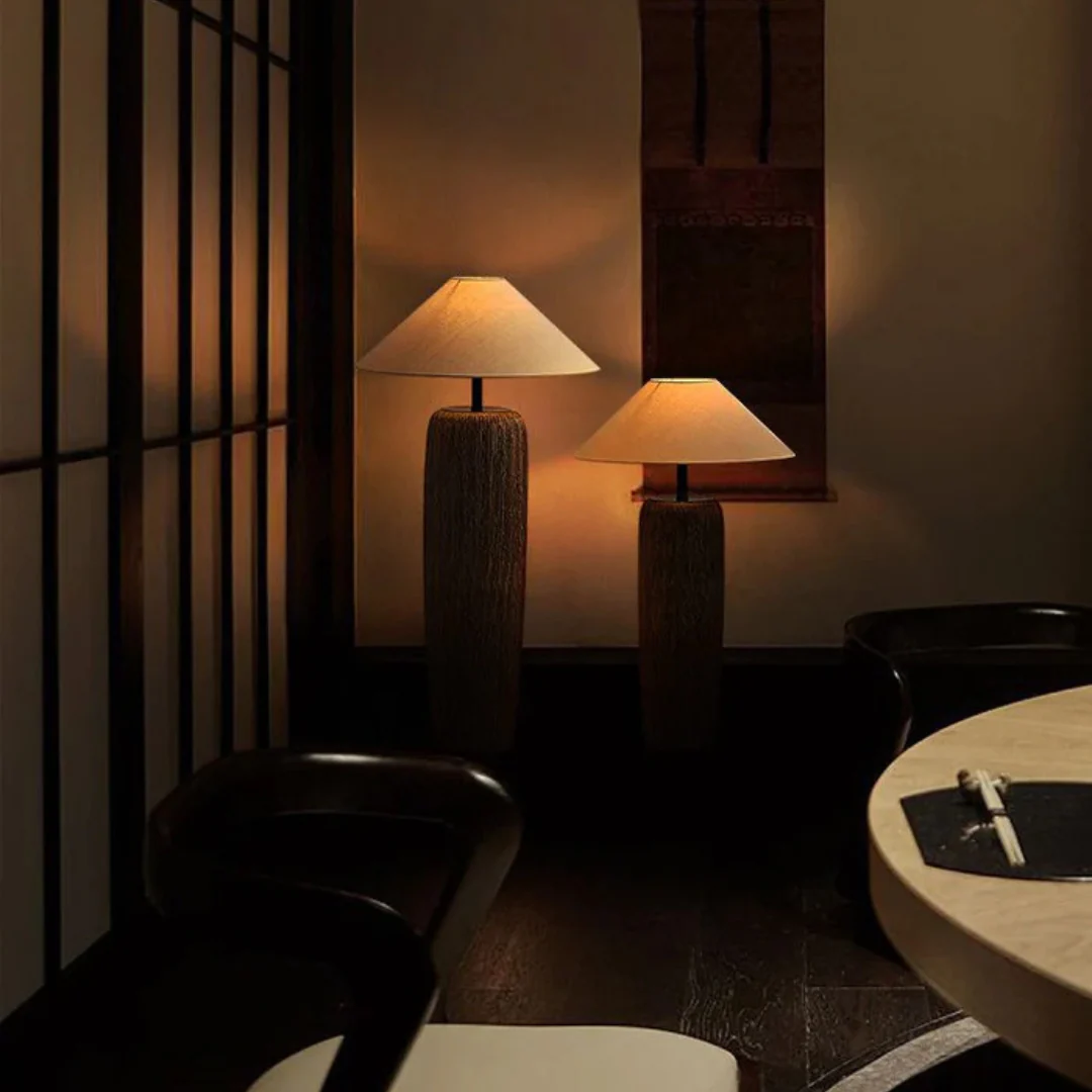 Orama - Verweerde Houten Vloerlamp - Image 4