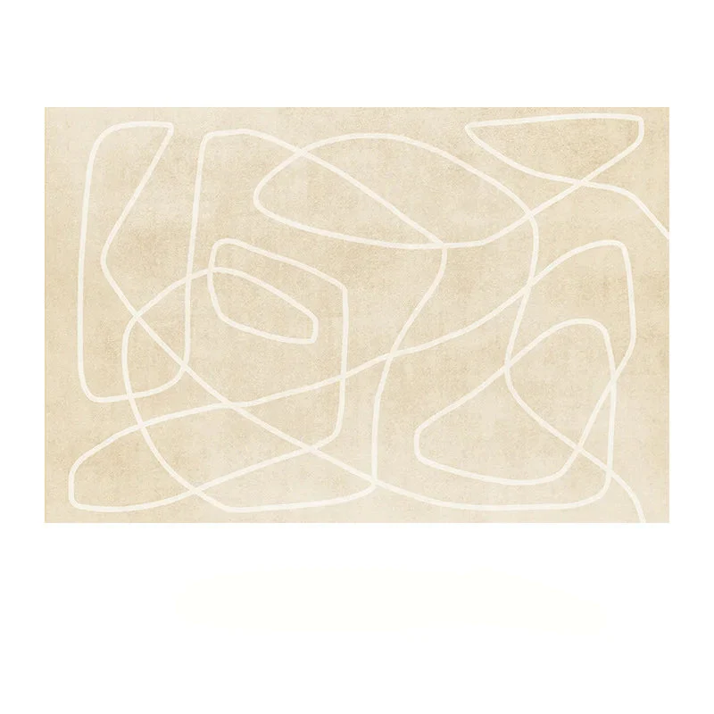 Thalirion - Japanse Minimalistische Pluche Vloerkleed Antislip voor Slaapkamer en Woonkamer - Image 7