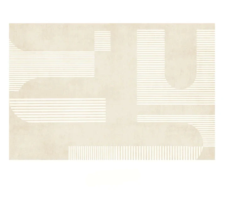 Thalirion - Japanse Minimalistische Pluche Vloerkleed Antislip voor Slaapkamer en Woonkamer - Image 9