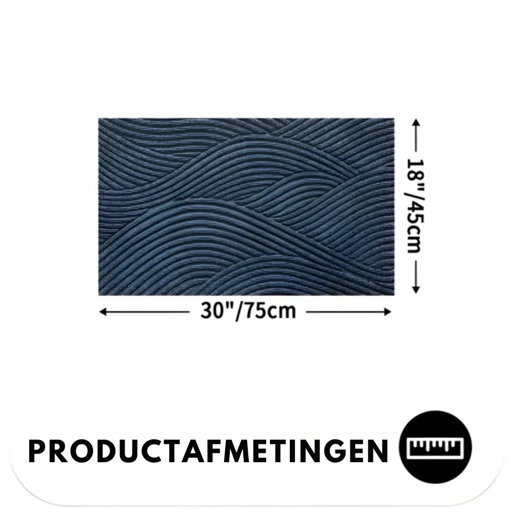 Velione - Rechthoekige PVC Antislip Deurmat met Geometrisch Patroon - Image 13