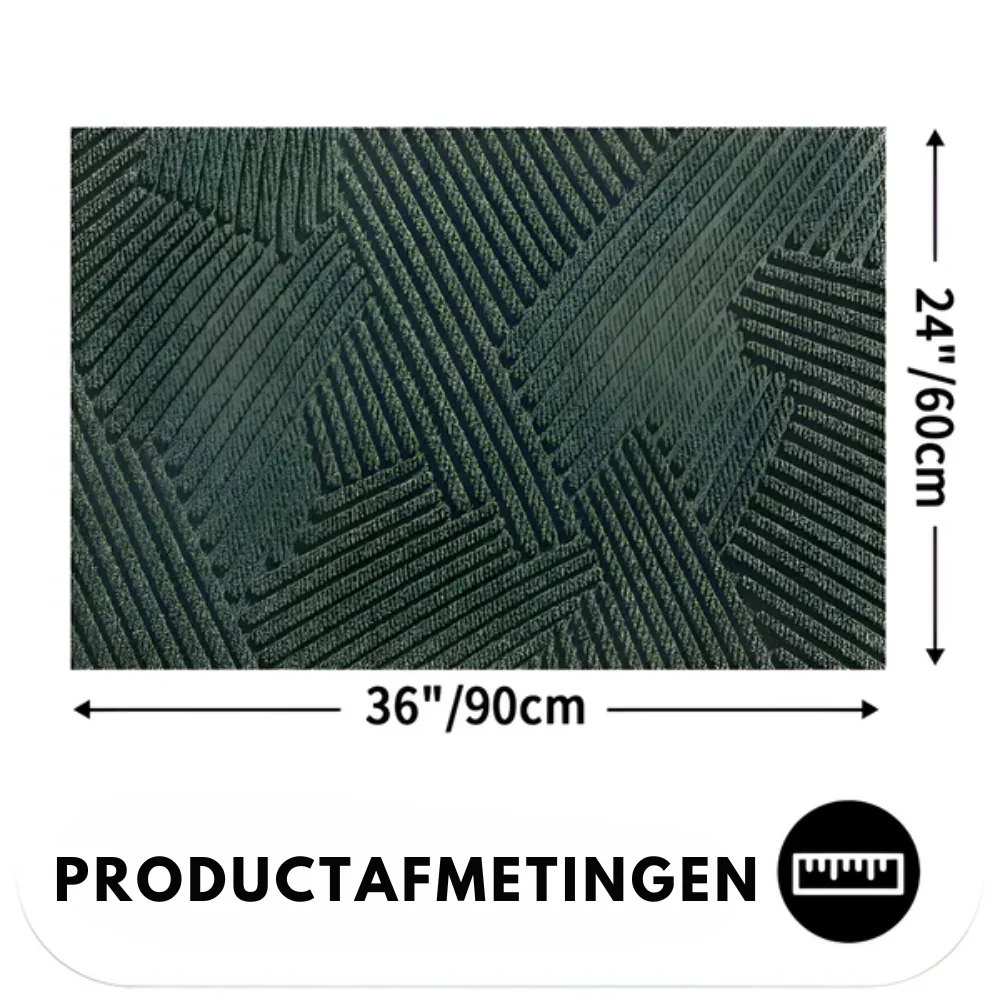 Velione - Rechthoekige PVC Antislip Deurmat met Geometrisch Patroon - Image 20