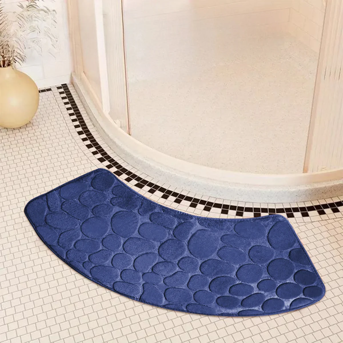 Verina - Gebogen Verdikte Antislip Badmat voor Douche en Toiletvloer - Image 3
