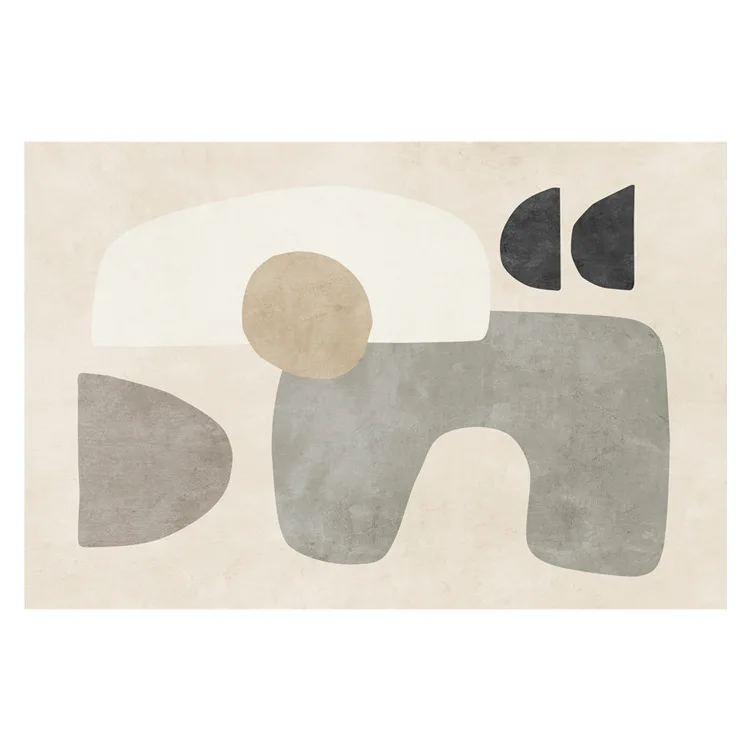 Vorenis - Japans Minimalistisch Pluizig Vloerkleed Zacht Antislip voor Slaapkamer Woonkamer en Lounge - Image 11